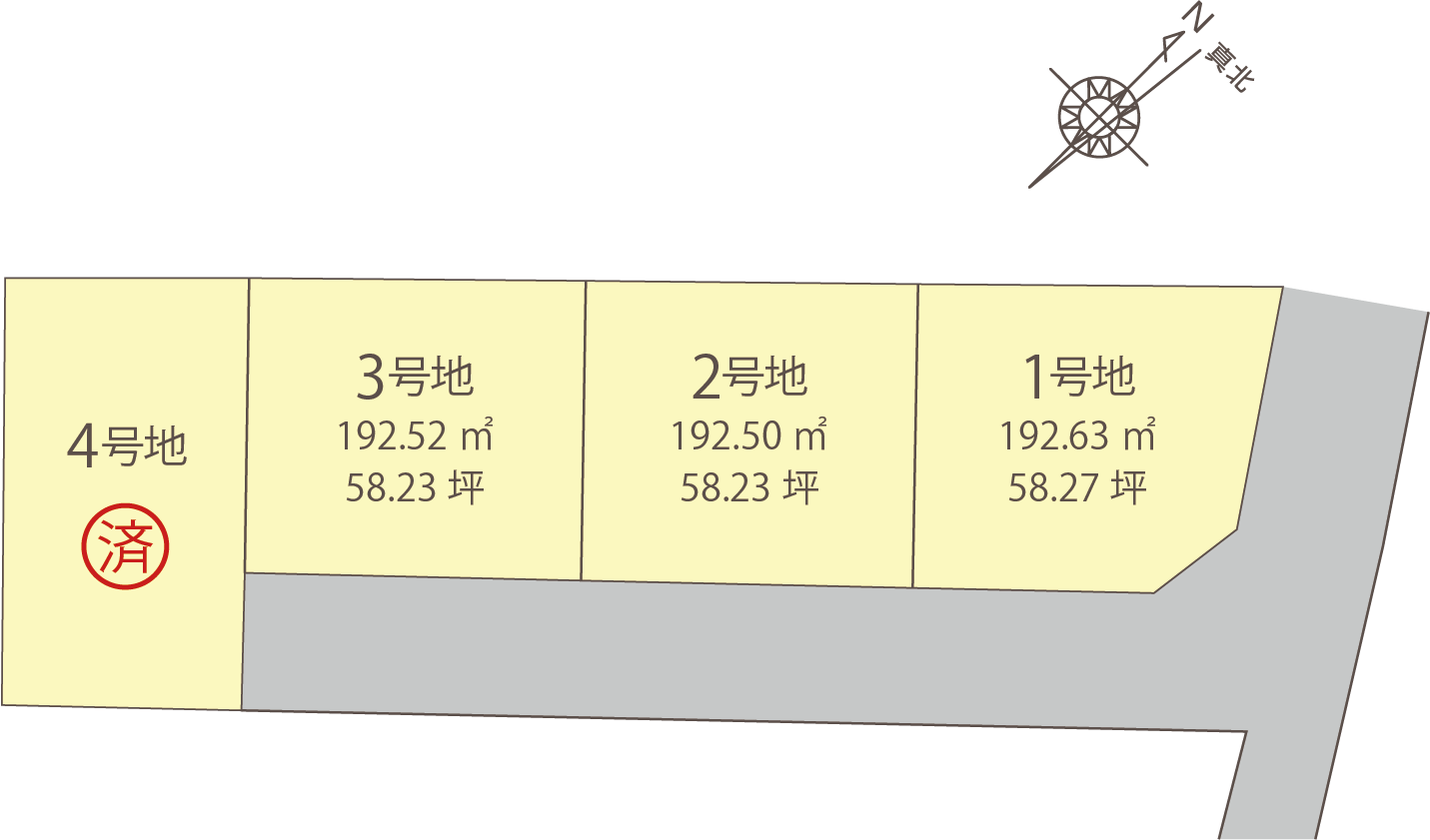 筑前町おすすめ土地情報｜筑前町東小田4区画新規分譲ページの画像03