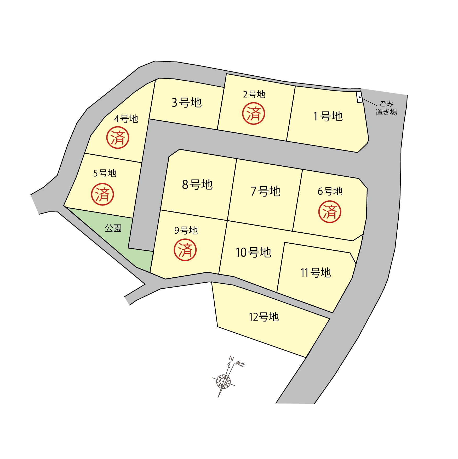 筑前町の土地のことなら悠建築工房｜東小田12区画新規分譲ページの画像02