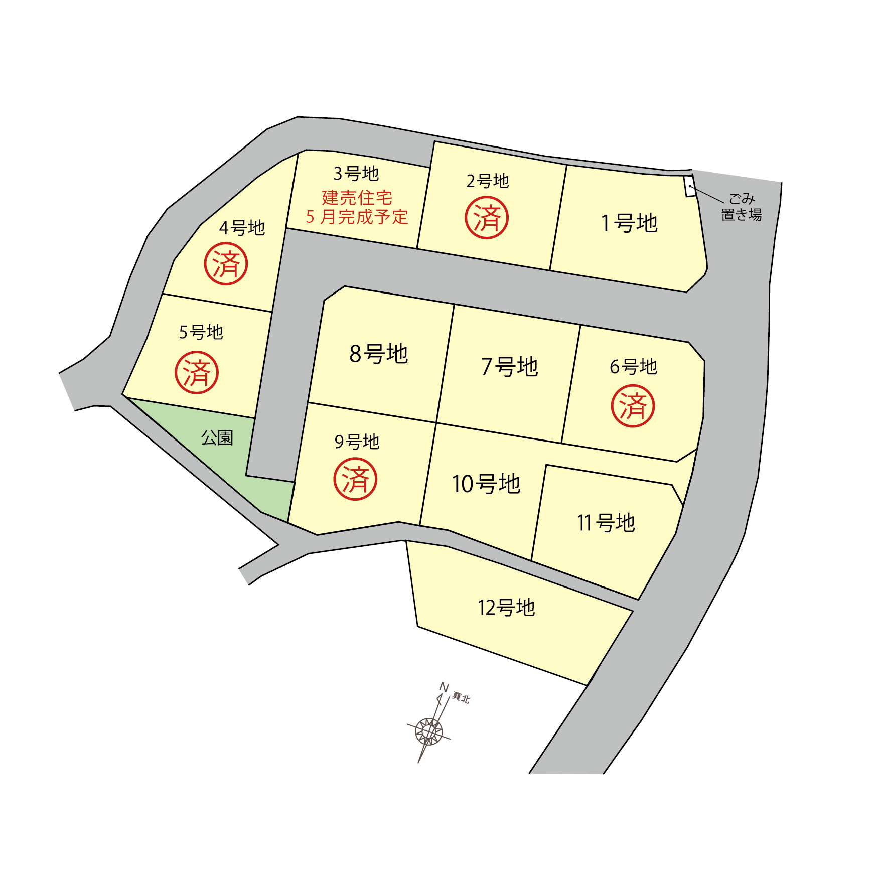 筑前町の土地のことなら悠建築工房｜東小田12区画新規分譲ページの画像02