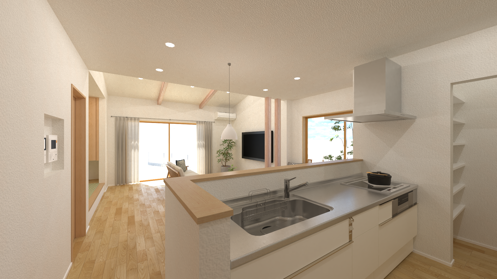 【筑前町】「窓際ベンチのある平屋」完成内覧会ページの画像05