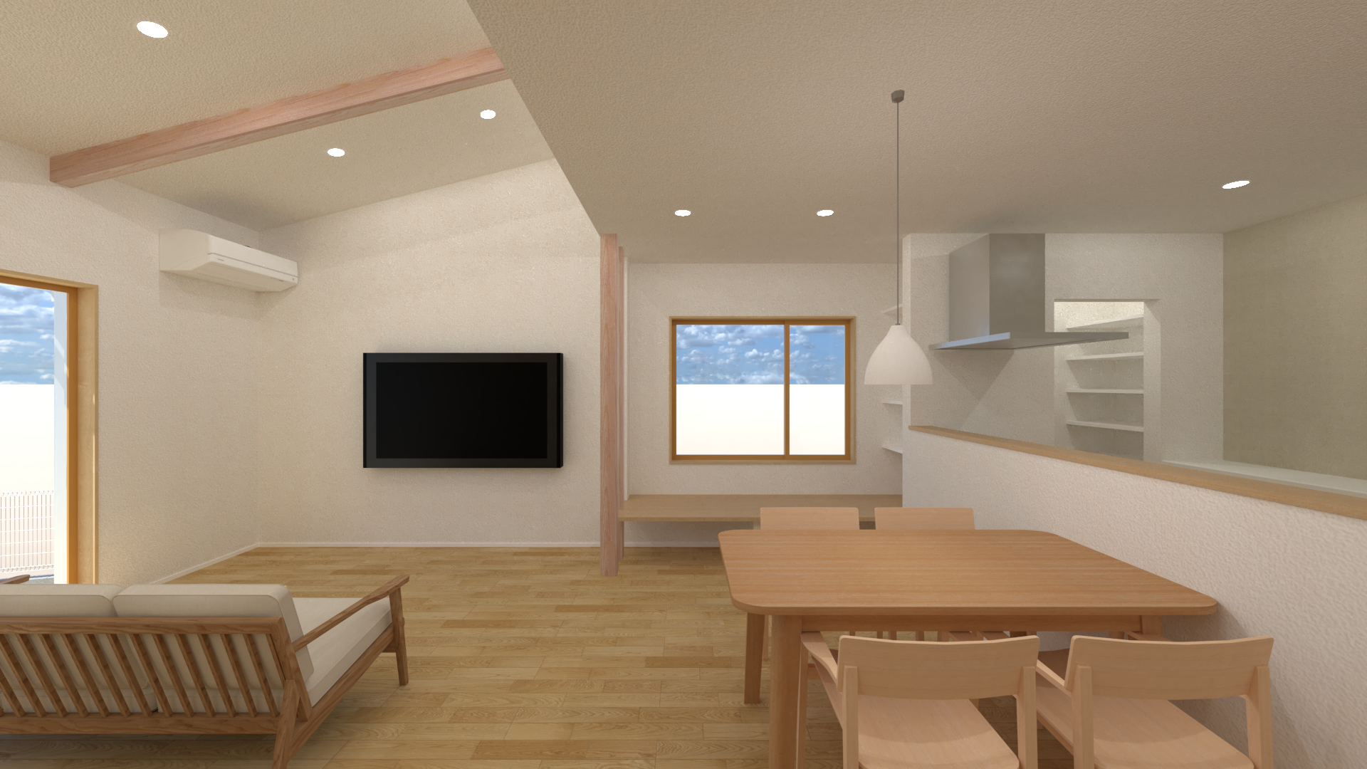 【筑前町】「窓際ベンチのある平屋」完成内覧会ページの画像02