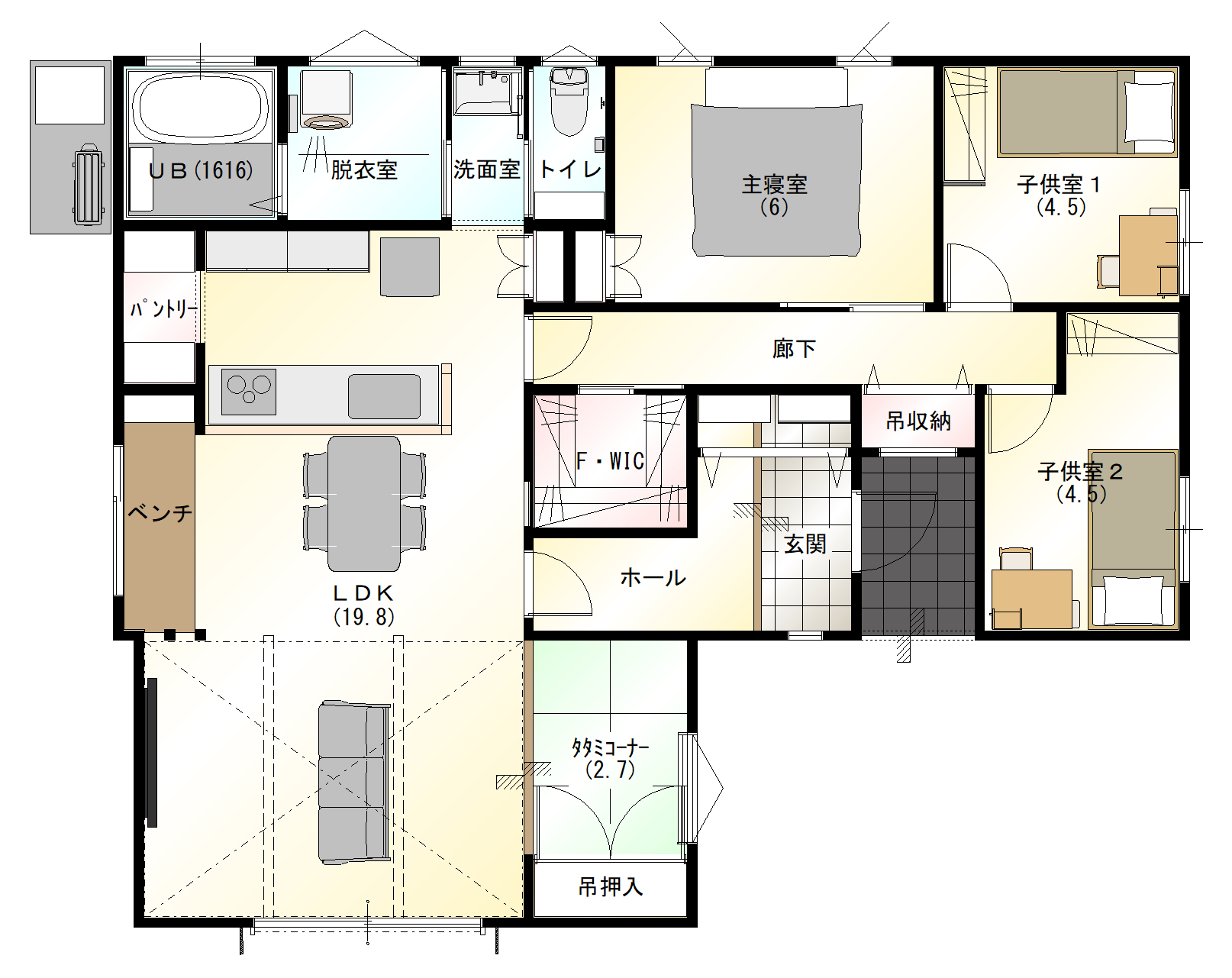 【筑前町】「窓際ベンチのある平屋」完成内覧会ページの画像02