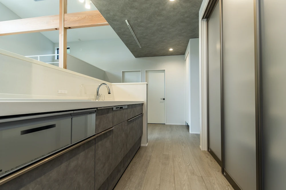 グレーが彩る家平屋施工事例｜福岡筑紫野市の悠建築工房ページの画像06