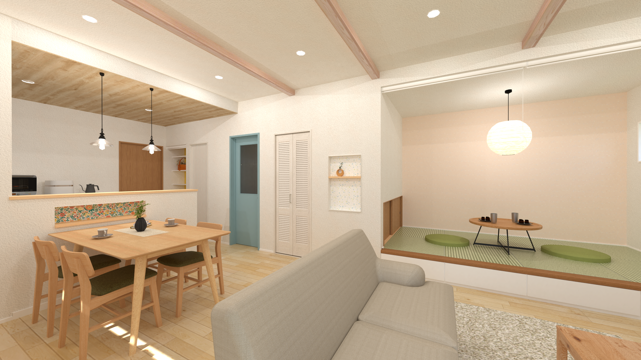 【筑前町】「南欧と和」が調和する家完成内覧会ページの画像02