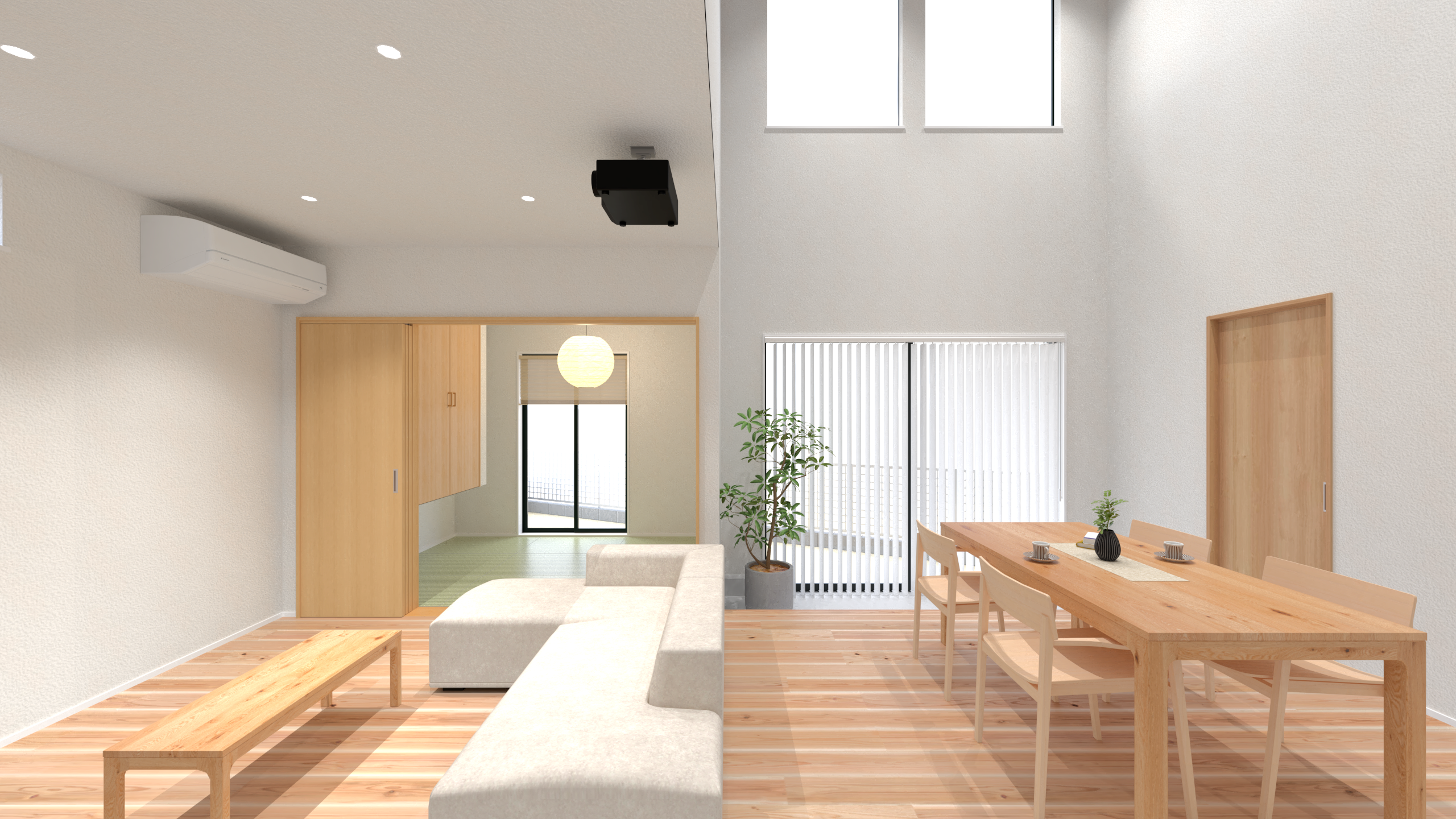 【筑紫野市】「小国杉」×「漆喰」インナーガレージ付きの家　完成内覧会ページの画像02