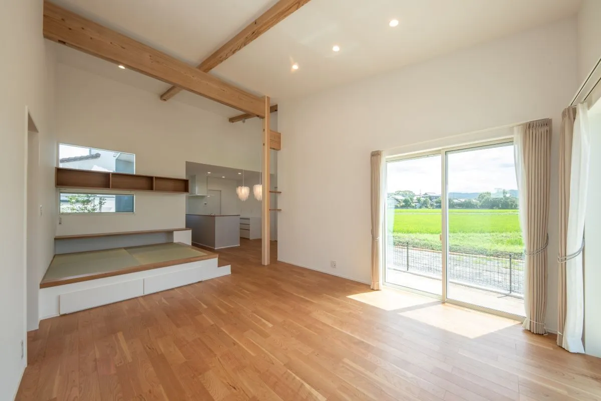 田園風景と暮らす平屋　平屋施工事例｜福岡筑紫野市の悠建築工房ページの画像02